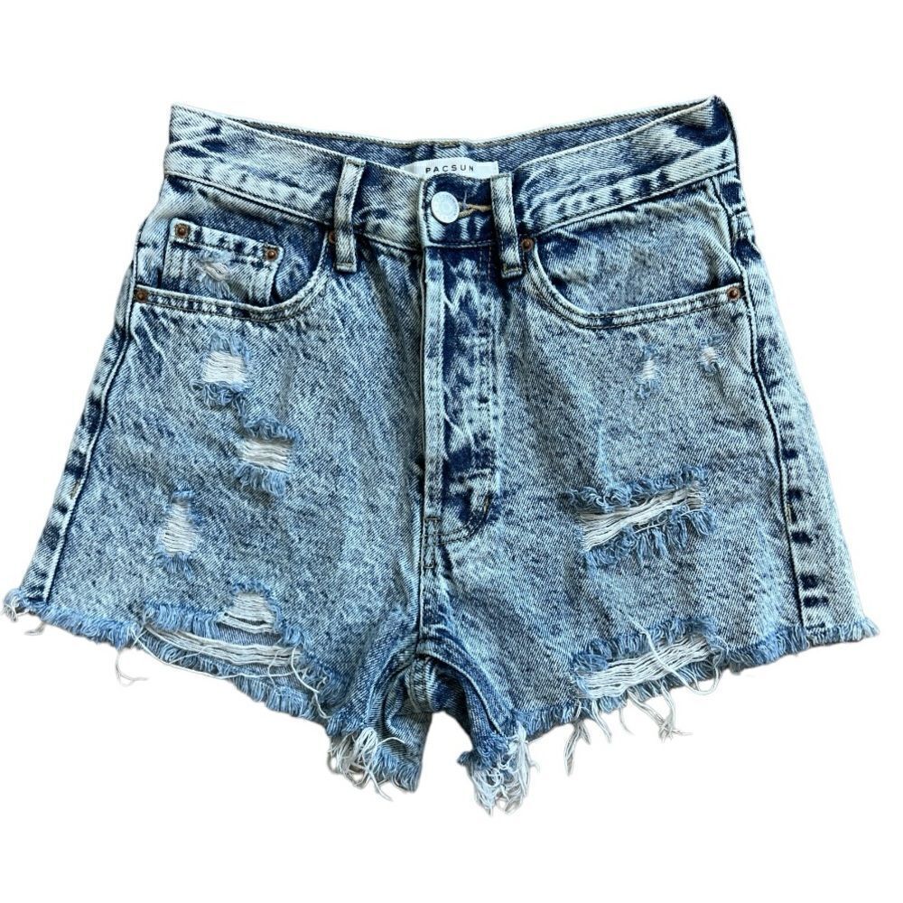 PACSUN Los Angeles Jeans shorts Ultra High Rise Vintage Shorts Size 23